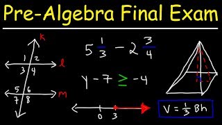 PreAlgebra Final Exam Review [upl. by Ramirolg]