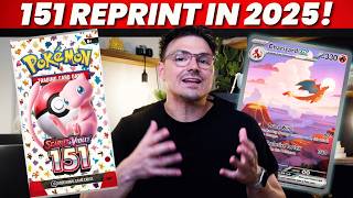 151 REPRINT Pokemon 151 Returns In 2025 [upl. by Arratal]