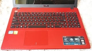 ASUS X550CC  RED Version UNBOXING HANDSON [upl. by Enyawd]