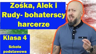 Klasa 4 Zośka Alek i Rudy bohaterscy harcerze II wojna światowa w telegraficznym skrócie [upl. by Lekcar]