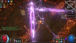 POE 322 Chaos Blazing Salvo Totem Hierophant Big Update  Eater of Worlds amp Searing Exarch Down [upl. by Zwart]