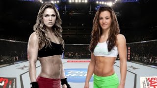 Ronda Rousey vs Miesha Tate 3 TITLE MATCH UFC 2 [upl. by Rabaj]