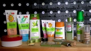 ALVERDE IM TEST Teil 1 Produktreviews zu pflegender und reinigender Kosmetik [upl. by Nyrak41]