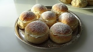 Semlor Svenske fastelavnsboller [upl. by Odlaumor]