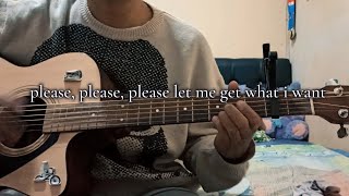 please please please let me get what i want  the smiths guitar cover [upl. by Fahy404]