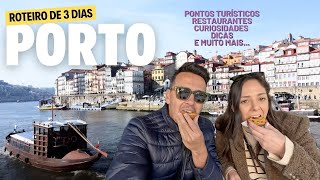 O que fazer no PORTO  ROTEIRO de 3 DIAS  Portugal [upl. by Middle50]