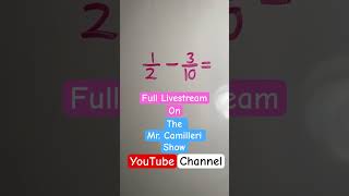 Subtracting Fractions with Unlike Denominators [upl. by Marozas78]