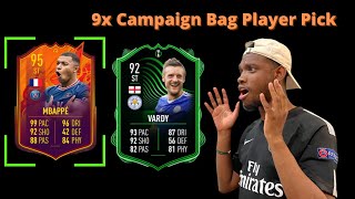 I opened 9 Campaign Bag Player Picks for a chance at Headliner Mbappe Opened 30 82 Upgrade Packs [upl. by Marybeth]