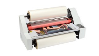 Desktop A3A4A5 double side thermal laminator hot cold laminating machine 350R V350 [upl. by Giacopo]