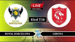 🔴Live RB vs GIR 83rd T10 Live  Spain T10 Live Score  Royal Barcelona vs Girona Live [upl. by Teddy]