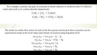 How to perform material balance on multiple reactors by extent of reaction method [upl. by Ardnosac]