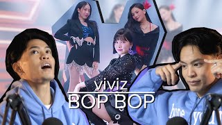 dancer reacts to VIVIZ  BOP BOP Official MV [upl. by Katusha733]