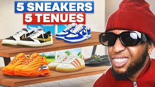 5 SNEAKERS POUR 5 OUTFIT [upl. by Gordan]