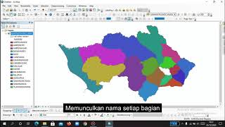 TUTORIAL DASAR MEMBUAT PETA MENGGUNAKAN ARCGIS 108 [upl. by Rowe443]