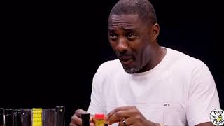 Idris Elba coughs while eating a hot wing  Idris Elba meme [upl. by Adaurd]