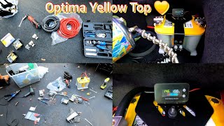 Second Optima Yellow Top Battery Connected in Parallel on my 800whp 2018 Subaru WRXSTI [upl. by Proudman]