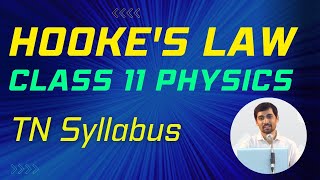 Hookes law  Properties of Matter  Class 11 Physics [upl. by Ettesyl]