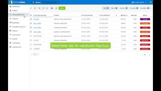 Factuur per email versturen [upl. by Ylac365]