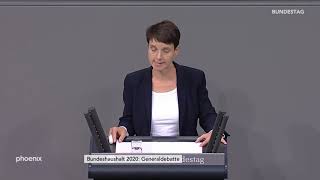 Frauke Petry fraktionslos in der Generaldebatte am 271119 [upl. by Florance345]