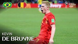 Kevin DE BRUYNE Goal – Brazil v Belgium – MATCH 58 [upl. by Falito]