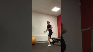 Bulgarian split squat jump [upl. by Lithea]