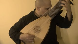 Bach lute music Ariel Dickman  baroque lute [upl. by Banna565]