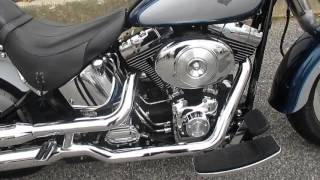 U1573 2000 HARLEYDAVIDSON FLSTF SOFTAIL FAT BOY FOR SALE [upl. by Aramot]