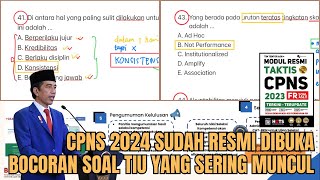 PART 4  SOAL TIU CPNS 20024  SEGERA PELAJARI BOCORAN SOAL CPNS 2024 soalcpns cpns2024 twkcpns [upl. by Photina]