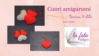 Tutorial cuore amigurumi [upl. by Nivan]