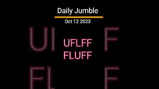 Daily Jumble Oct 12 2023  Jumble Answers for 10122023 [upl. by Borchers302]