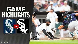 Mariners vs White Sox Game Highlights 72724  MLB Highlights [upl. by Anwahsat]