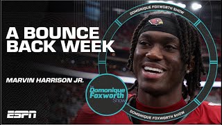 Marvin Harrison Jr has a BOUNCEBACK WEEK for Cardinals  The Domonique Foxworth Show [upl. by Ossy696]