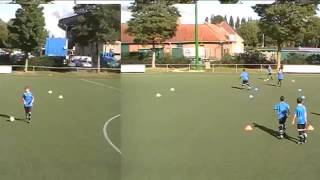 THOMAS VLAMINCK TECHNIEKTRAINING PASSEN EN AANNEMEN Technical Training Football [upl. by Shwalb]