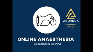 20 Online Anaesthesia 22 05 2022  INDUCTION AGENTS MUSCLE RELAXANTS [upl. by Gordy]