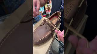 Adjustable Matching Tight Sperry Tassel Knots Expert Topsider Demo [upl. by Luapnoj155]