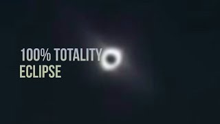 100 Totality Solar Eclipse Live 2024 [upl. by Merlina28]