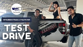 2023 Mitsubishi Strada Athlete 4x4 AT  Test Drive [upl. by Maxima]