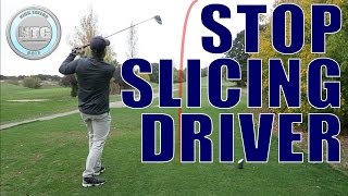 Stop Slicing Driver  Golf Tips  Lesson 26 [upl. by Kiele]