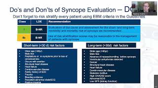 Assessment and Diagnosis of Syncope The Dos and Donts [upl. by Eicarg123]