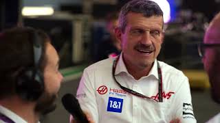 Drive To Survive Guenther Steiner misheard in the paddock [upl. by Ecnaralc]