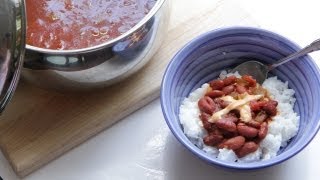 Vegan Chili Recipe 92112  Day 40 Vegetarian Chili Recipe [upl. by Soelch]