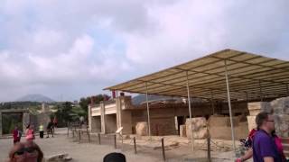 Visiting the palace of Knossos in Crete Island of Greece [upl. by Weiman]