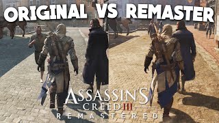 Assassins Creed 3 Remastered vs Original Comparison AC3 [upl. by Llibyc998]