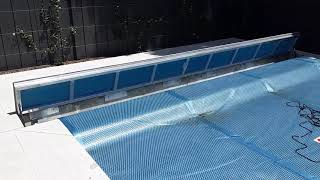 Aussie UnderCover® POWERED  hidden underground pool cover system  roll away [upl. by Clower354]