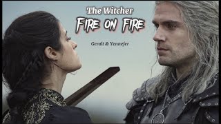 Geralt and Yennefer  Fire on fire The Witcher  S3 Full story [upl. by Salina]