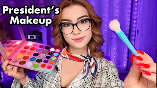 ASMR Doing Your Makeup Youre THE PRESIDENT 🇺🇸 Layered Sounds Personal Attention For SLEEP 😴 [upl. by Sidnal229]