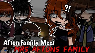 OLD AU Afton Family Meet MrsAftons Family  Gacha Club [upl. by Ambrosio]