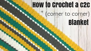 How to Crochet C2C Corner to Corner [upl. by Alva]