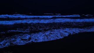 Ocean Waves for Deep Sleep  Ocean Sounds For Deep Sleeping With A Dark Screen And Rolling Waves [upl. by Tnirb]