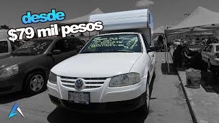 Camionetas pequeñas de trabajo desde 79mil pesos en Tianguis de autos Ballisco Ecatepec [upl. by Apoor]